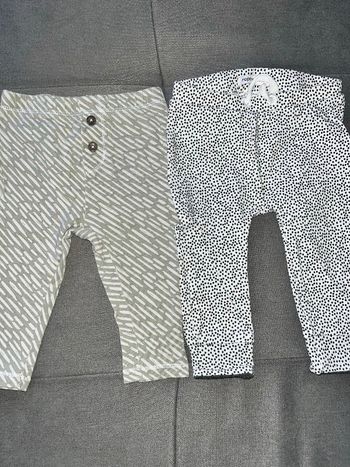 2 leggings 3 mois