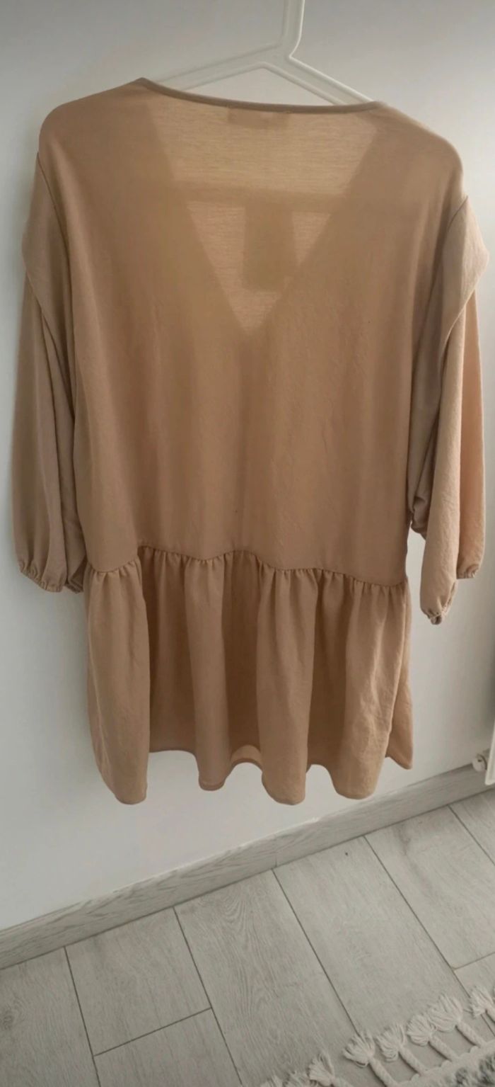 Robe beige Mango - photo numéro 4