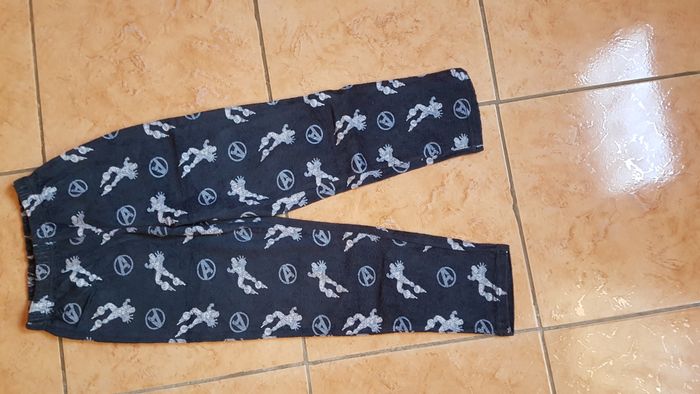 Pantalon de pyjamas garçon 8 ans marine Marvel