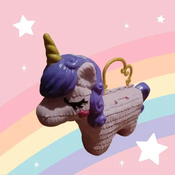 Polly pocket licorne en fête
