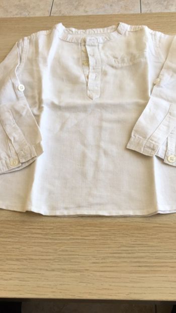 Chemise en lin blanche jamais portée
