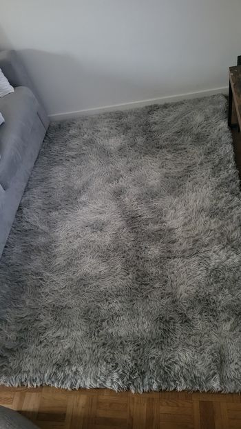Tapis gris blanc 135x185cm