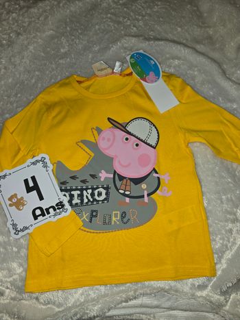T-shirt Peppa pig 4ans