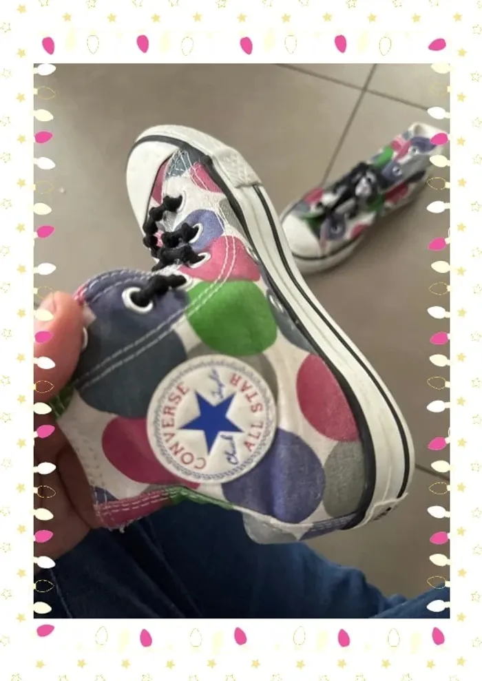 Converses taille 32 mi haute - photo numéro 5