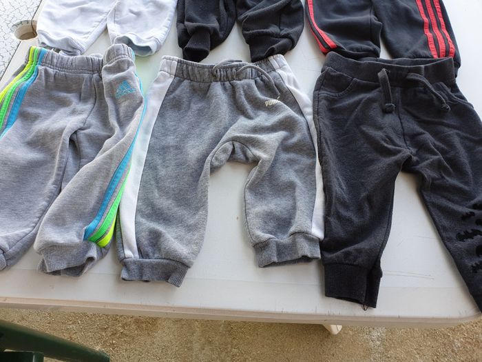 6 pantalons jogging adidas batman puma basic 9-12 mois 1 an - photo numéro 7