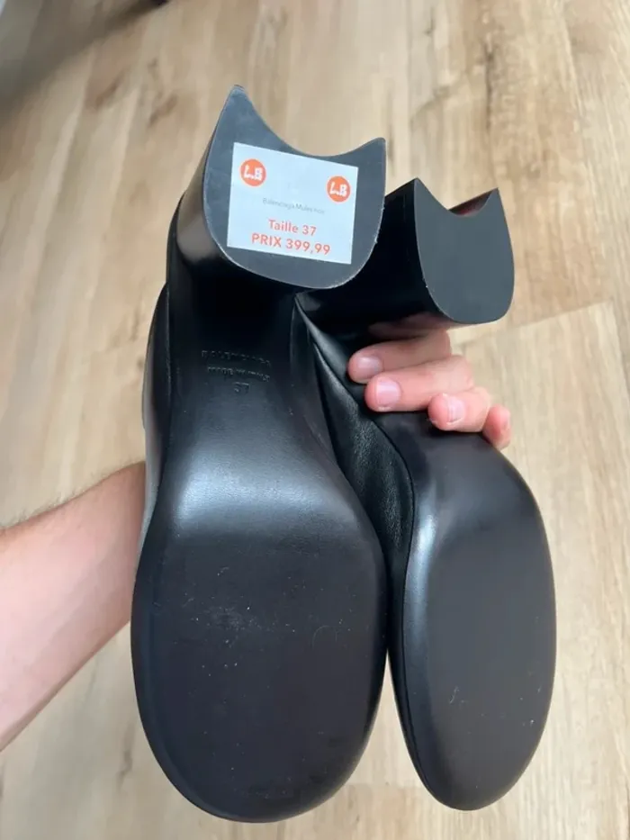 Balenciaga Sabot Noir 37 - photo numéro 3