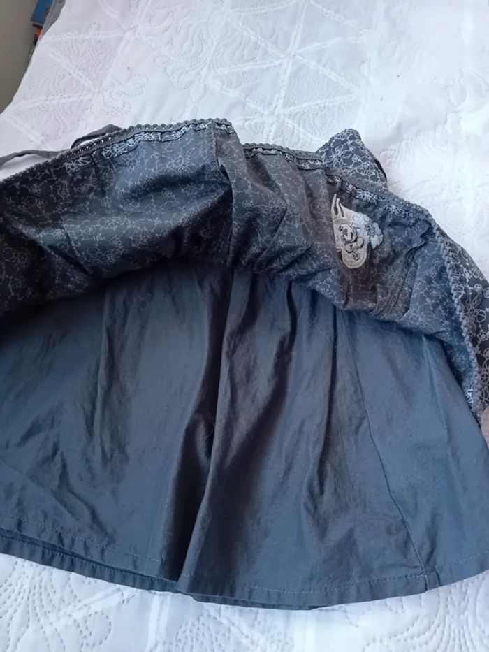 Jupe légère minnie motif floral gris fille 134 cm Disney - photo numéro 9