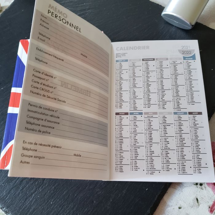 Lot de 2 agendas scolaires 2021-2022 - photo numéro 5