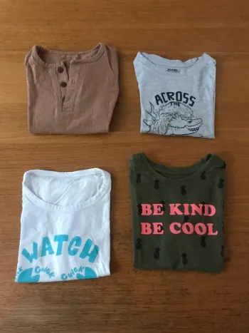 Lot 4 t-shirt 3 ans