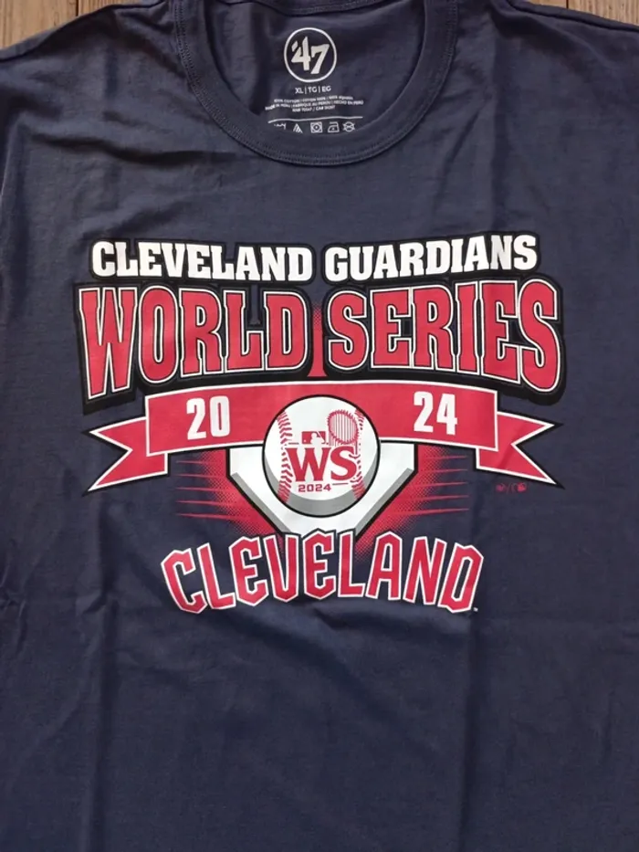T-shirt baseball MLB Cleveland Gardians 2024 - XL - photo numéro 2