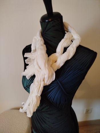 Foulard été blanc