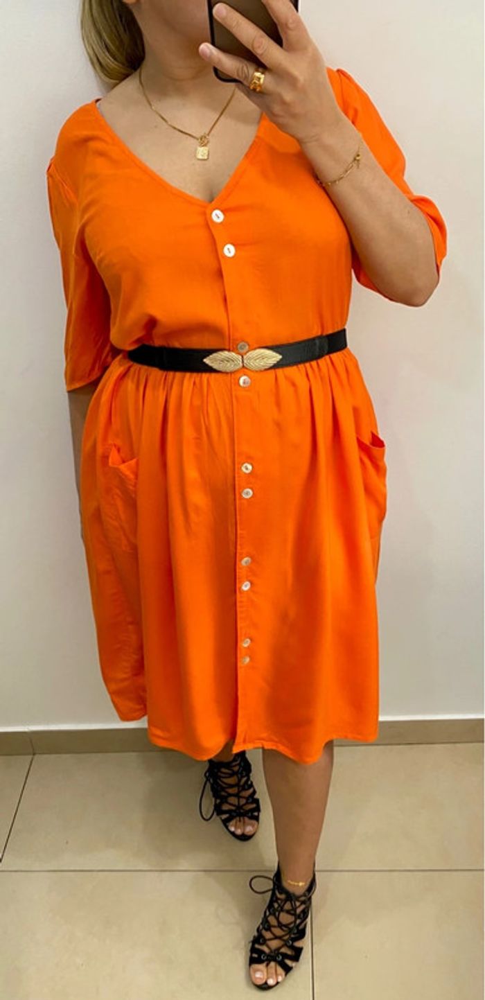 Jolie Robe D’été Kiabi Fluide Taille 40 - photo numéro 2