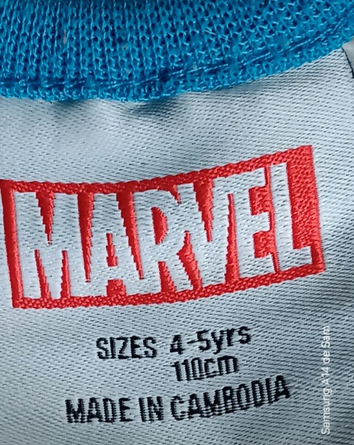 Pyjama polaire avengers 4-5ans - photo numéro 4