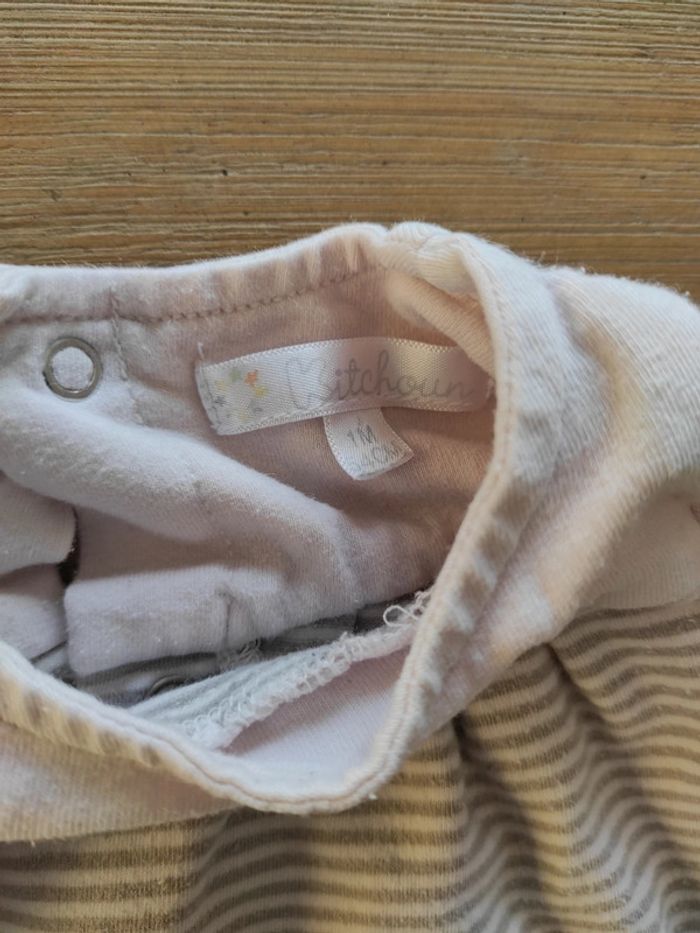 T-shirt manches longues 1 mois - photo numéro 3