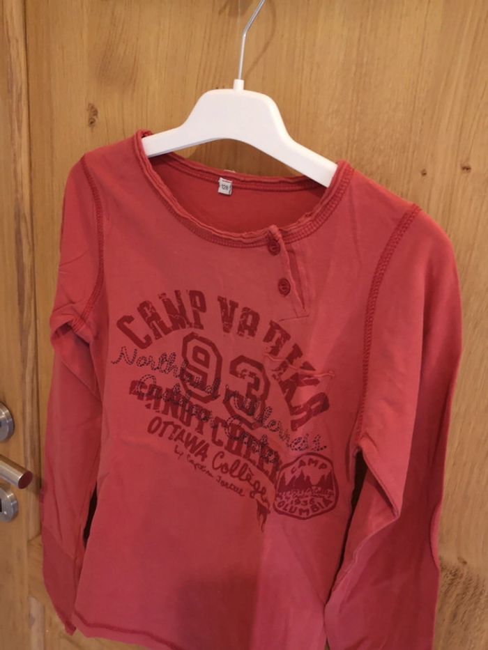 T-shirt en rouge Captain Tortue 8 ans - photo numéro 2