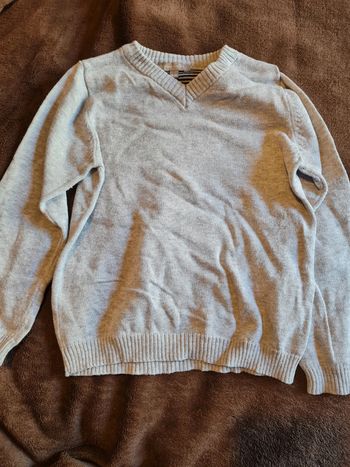 Pull col V grain de blé 3 ans