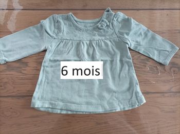 Lot n°145 T-Shirt Manches longues Baby Club C&A 6 mois
