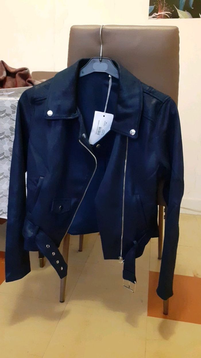 Veste suédine (type daim)