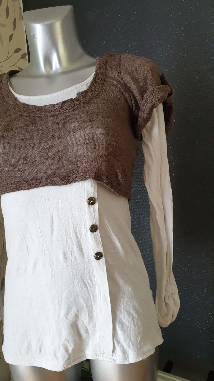 Tee-shirt manche longue 2/1 - photo numéro 3