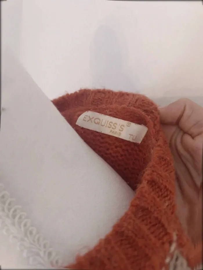 Pull oversize exquiss's Paris color block  Taille unique - photo numéro 4