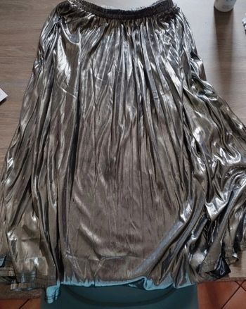 Jupe argentée hologramme en parfait état