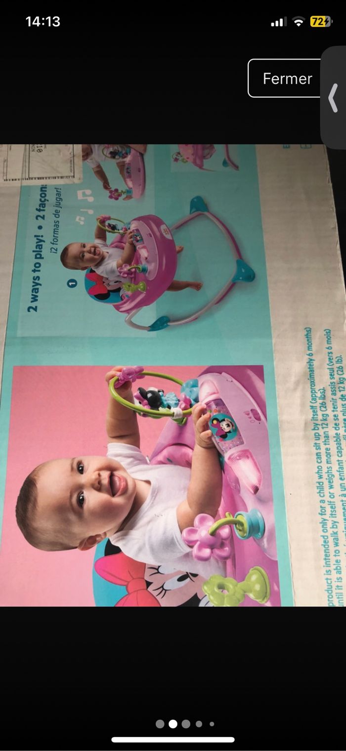Trotteur minnie - photo numéro 2