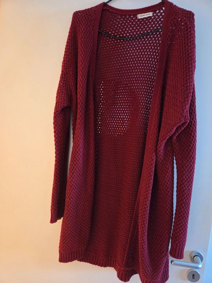 Veste longue cache-cache