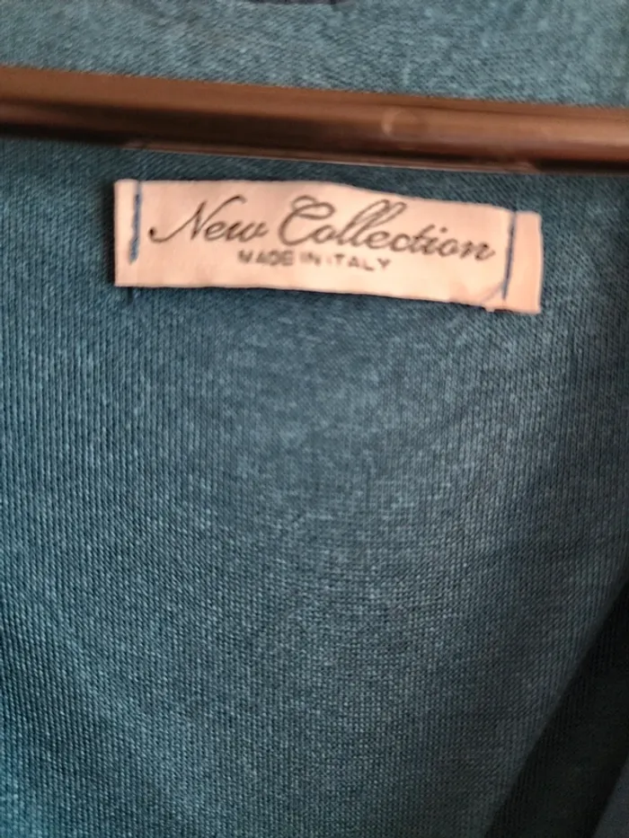 Robe longue plissée New Collection bleu canard TU 34/40 - photo numéro 6