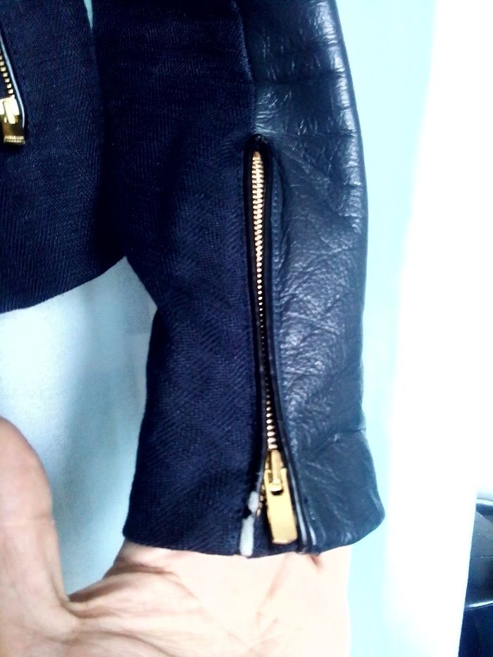 Magnifique Veste en cuir Maje - photo numéro 6