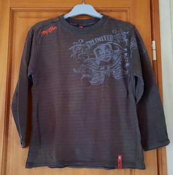 T.shirt marron 10 ans