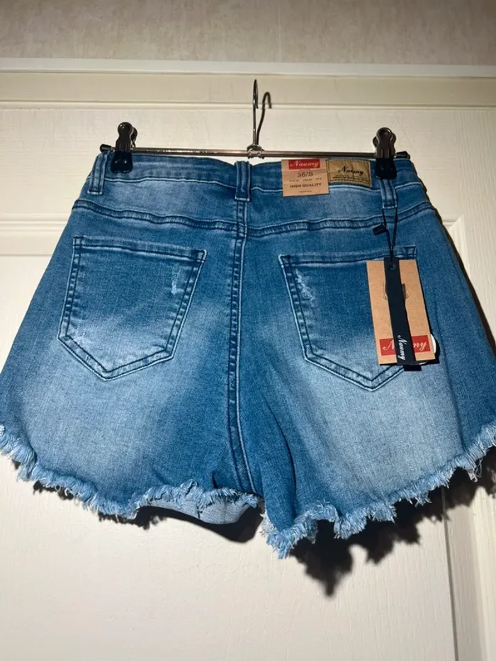 Shorts en jean Naumy - photo numéro 4