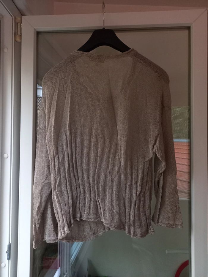 Haut manches longues gris vintage y2k - photo numéro 2