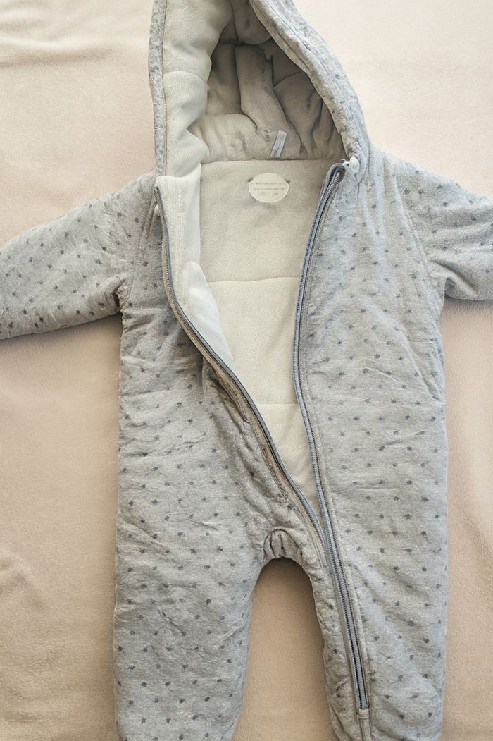 Combinaison manteau gris 9/12 mois - photo numéro 3