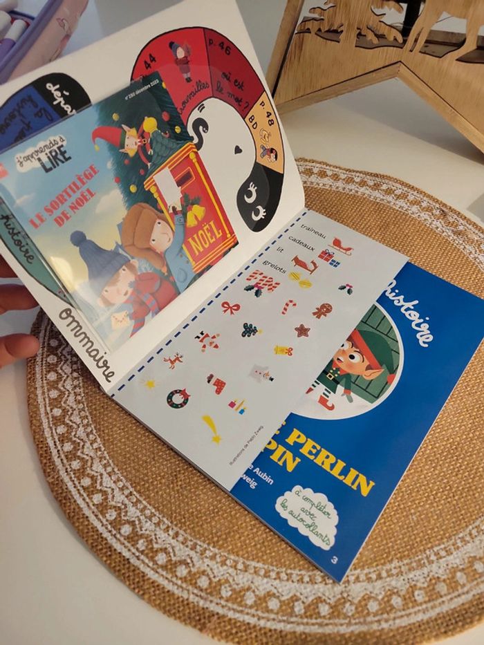 Livre avec cd  noel j apprends à lire - photo numéro 2
