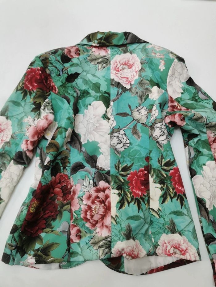 Veste fleurie pivoine - photo numéro 4