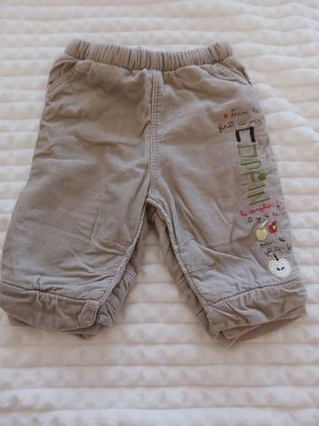 Pantalon doublé 3 mois