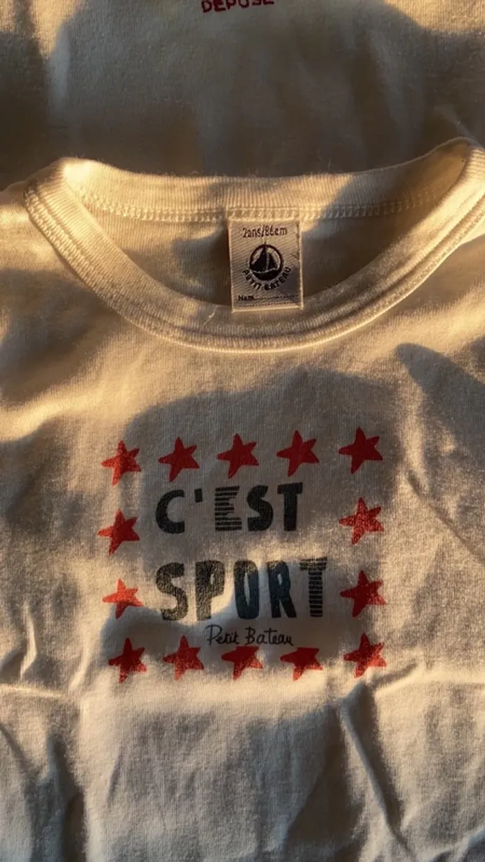 Maillot de corp taille 2ans - photo numéro 2