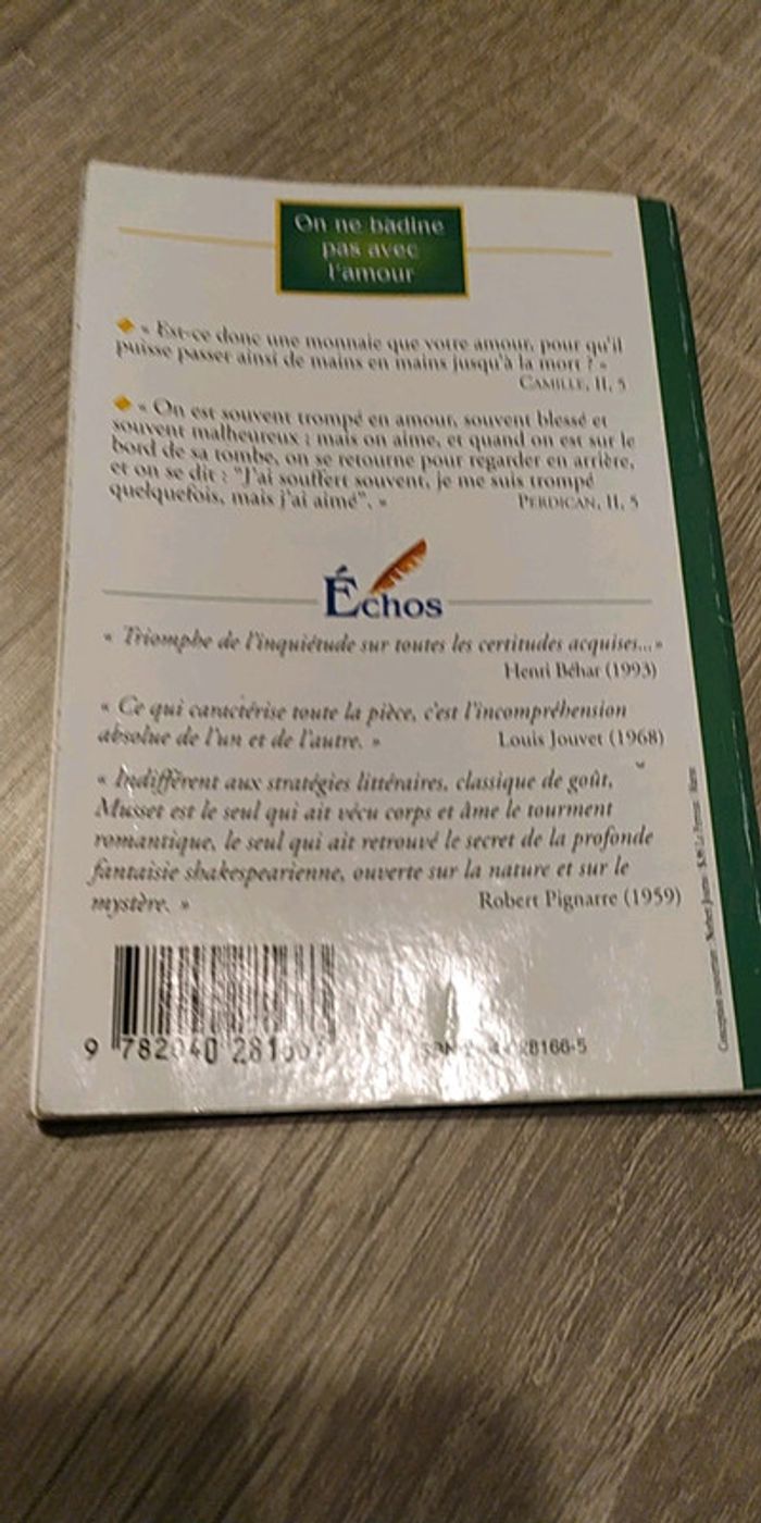 On ne badine pas avec l'amour - photo numéro 2