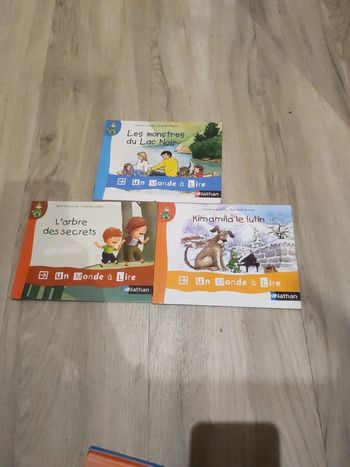 Lot de 3 livres un monde à lire