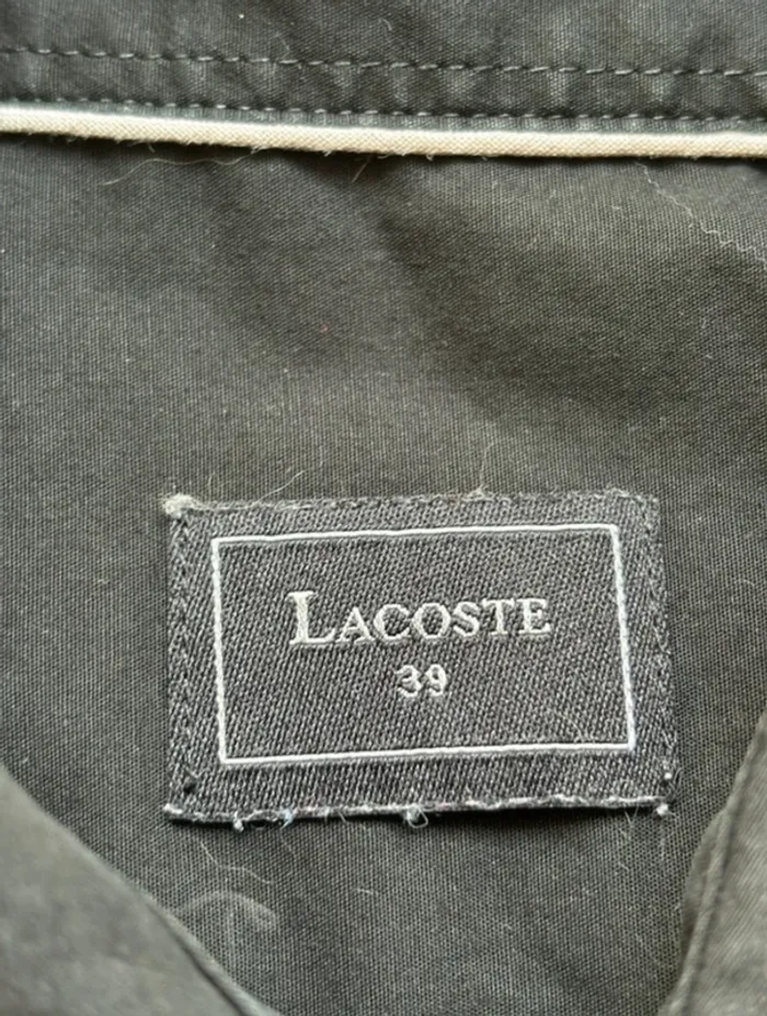 Chemise Lacoste noire - photo numéro 3