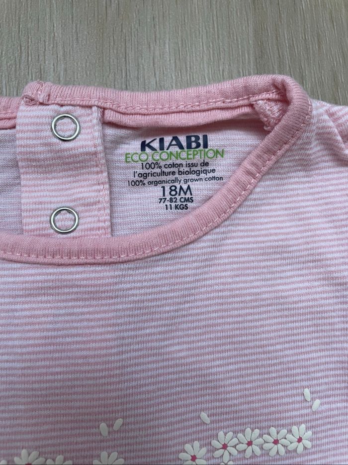 Tee shirt Kiabi rose 18 mois - photo numéro 3