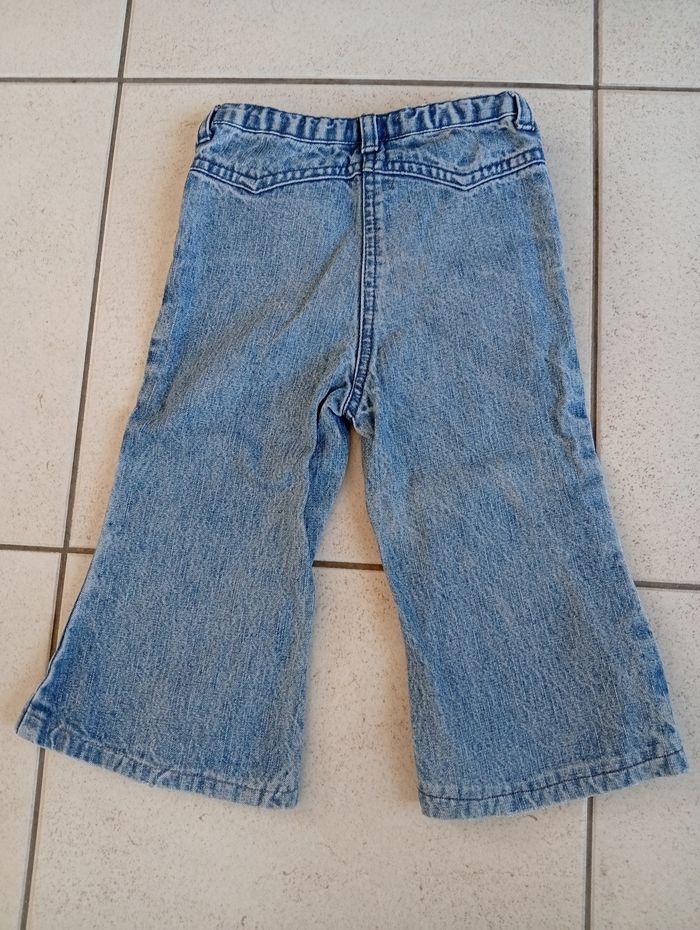 Pantalon jeans pattes d'éléphant fille 2 ans Today - photo numéro 2