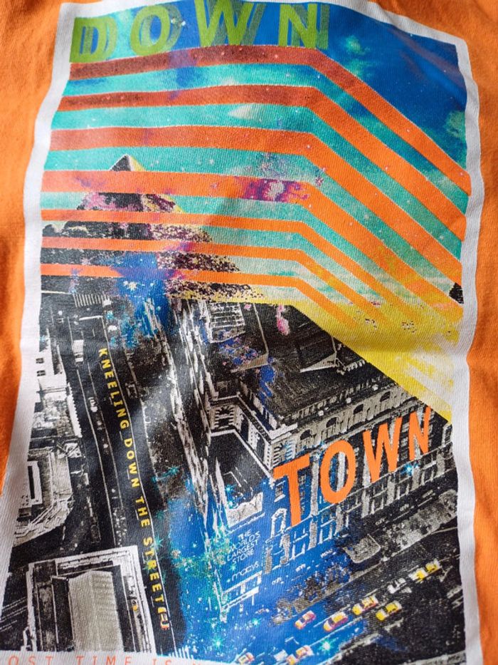 T-shirt orange 3 ans Orchestra - photo numéro 2