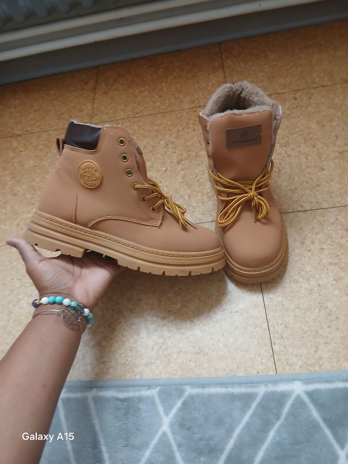 Bottes imitation timberlande