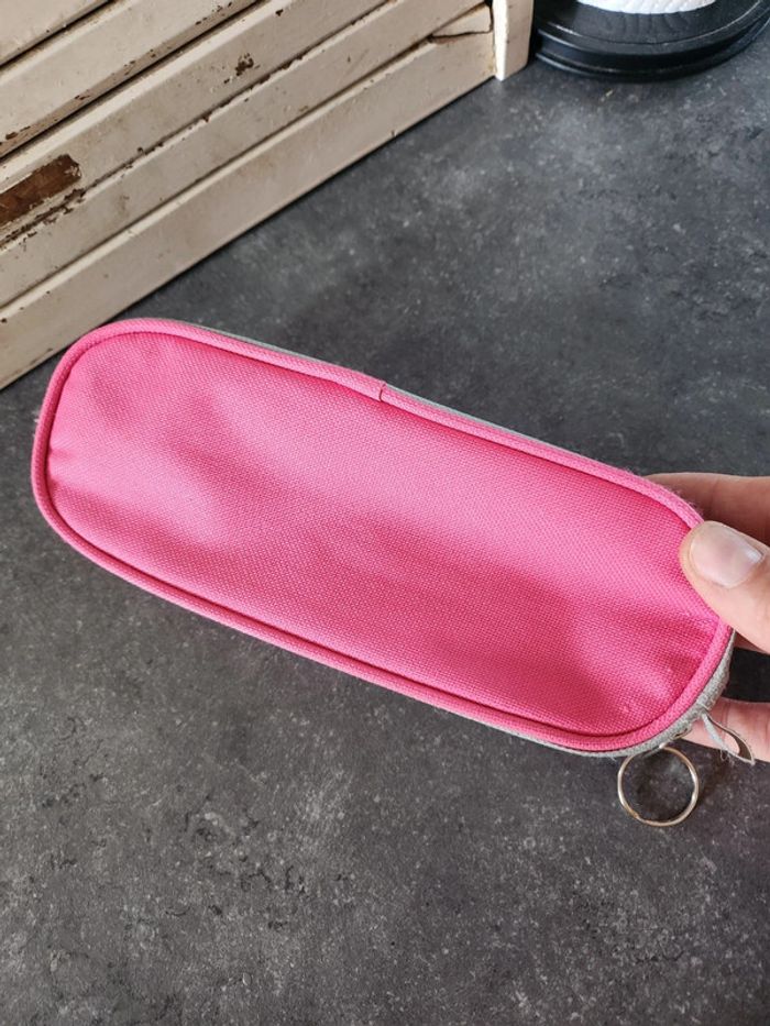 Trousse scolaire rose - photo numéro 4