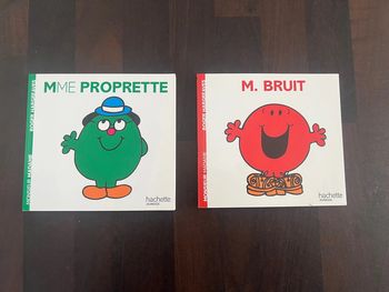 2 livres collection monsieur madame en parfait état hachette jeunesse