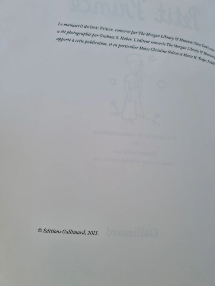 Le manuscrit du Petit Prince - Fac-similé et transcription - photo numéro 9