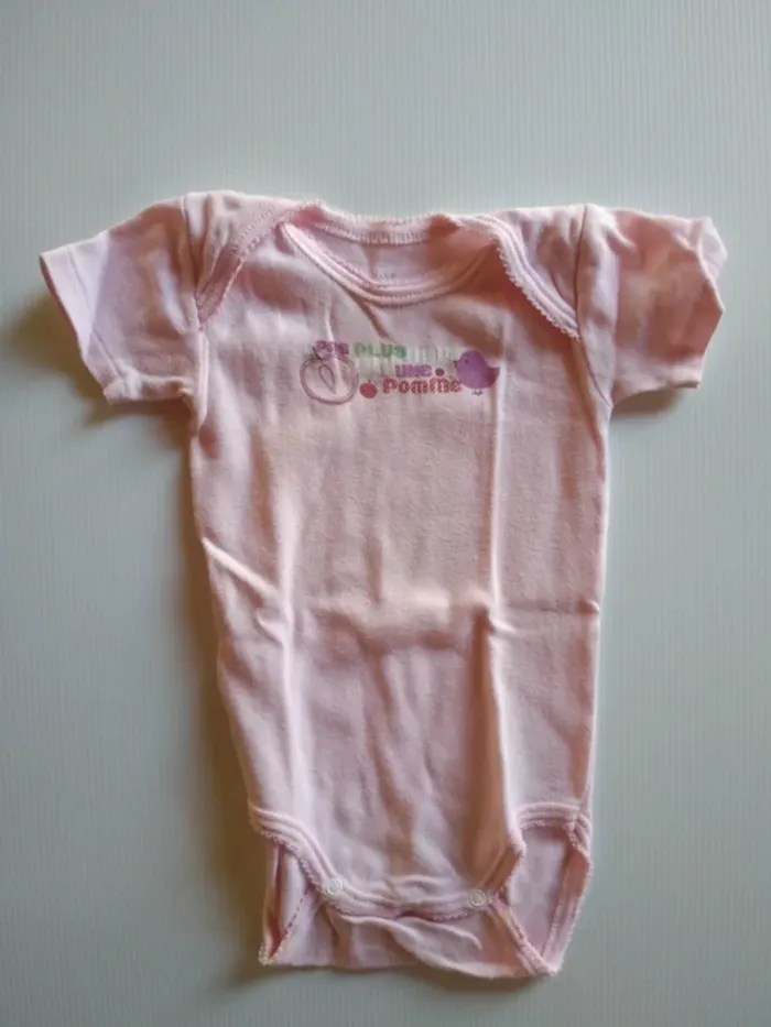 Lot de 6 Bodies Fille Manches Courtes - photo numéro 4