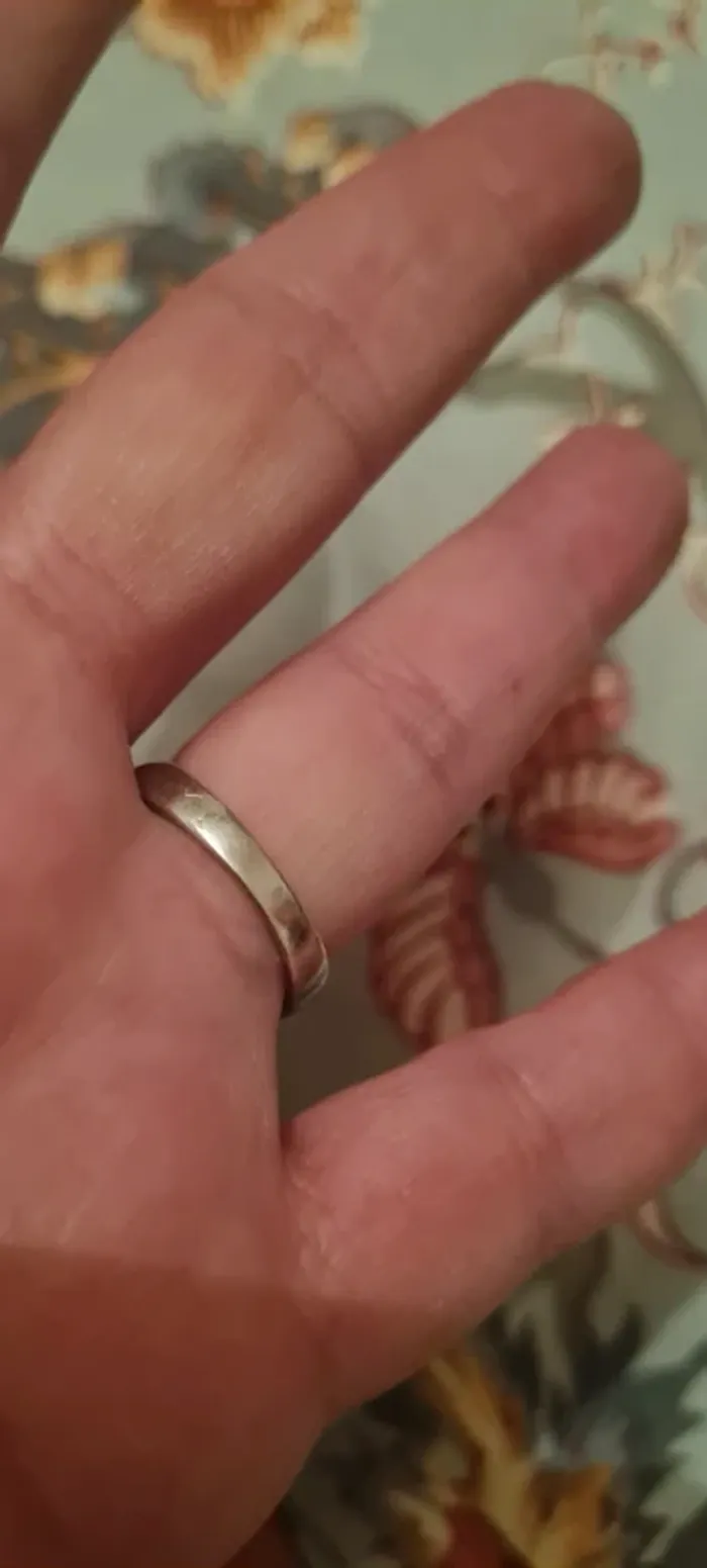 Bague solitaire en argent - photo numéro 6
