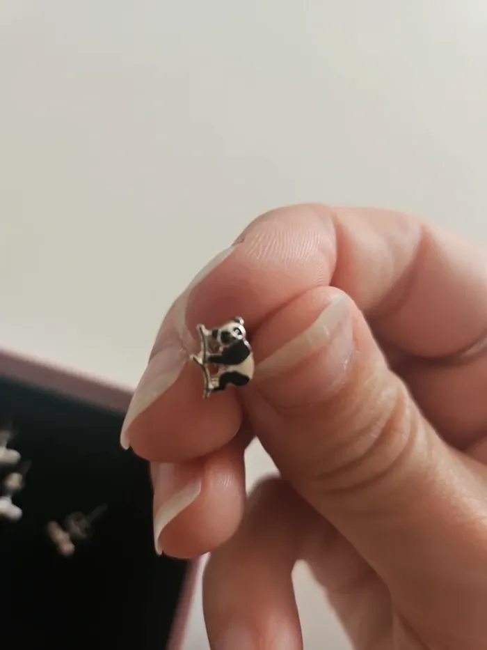 Lot de 3 paires de boucles d'oreilles panda claire's - photo numéro 2